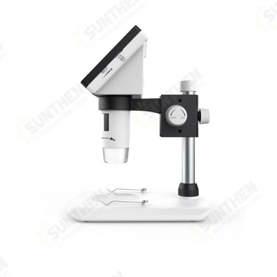 G700 4.3Inches HD 1080P Portable Desktop LCD Digital Microscope 10 Languages 8 Adjustable High Brightness LED Adjustable Bracket Capture Video Record