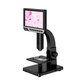 MT315 2000X Dual Lens Digital Microscope 7-inch HD IPS Large Screen Multiple Lens for Circuit/Cells Observation Up&Down Light Source Computer Viewing