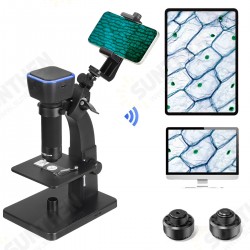 MT315W HD 2000X WIFI Digital Microscope Dual Lens USB Microbiological Observation Industrial Profession Welding Video Magnifier for Android IOS PC MT315W HD 2000X WIFI Digital Microscope Dual Lens USB Microbiological Observation Industrial Profession Welding Video Magnifier for Android IOS PC