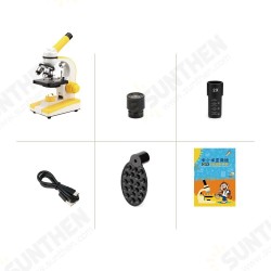 1280X Monocular Biological Microscope Set High-definition Optical Microscope With Mobile Phone Holder for Student Biology Simulation Science Education 1280X Monocular Biological Microscope Set High-definition Optical Microscope With Mobile Phone Holder for Student Biology Simulation Science Education