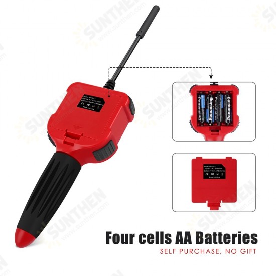 Professional Industrial HD Borescope with 2.4 Inch LCD Screen 5.5mm Borescope Inspection Camera 1/3M Cable USB Waterproof