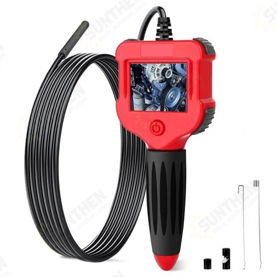 Professional Industrial HD Borescope with 2.4 Inch LCD Screen 5.5mm Borescope Inspection Camera 1/3M Cable USB Waterproof