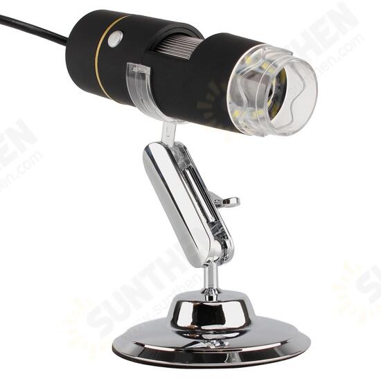 S2 USB 8 LED 1X-500X Digital Microscope Endoscope Magnifier Video Camera Real 0.3MP/1.3MP/2MP