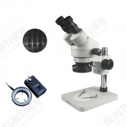 SZM45-B1 7-45x Binocular Microscope Continuous Zoom Microscope 90x Eyepiece 20/40 Binocular for Motherboard Repair SZM45-B1 7-45x Binocular Microscope Continuous Zoom Microscope 90x Eyepiece 20/40 Binocular for Motherboard Repair