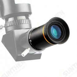 Fully Multi-Coated 1.25inch 6mm Ultra Wide Angle Eyepiece for Astronomical Telescope