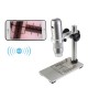 SM401 50X-1000X Digital WiFi Microscope USB HD Camera with Bracket for Android and iOS System Smart Phone