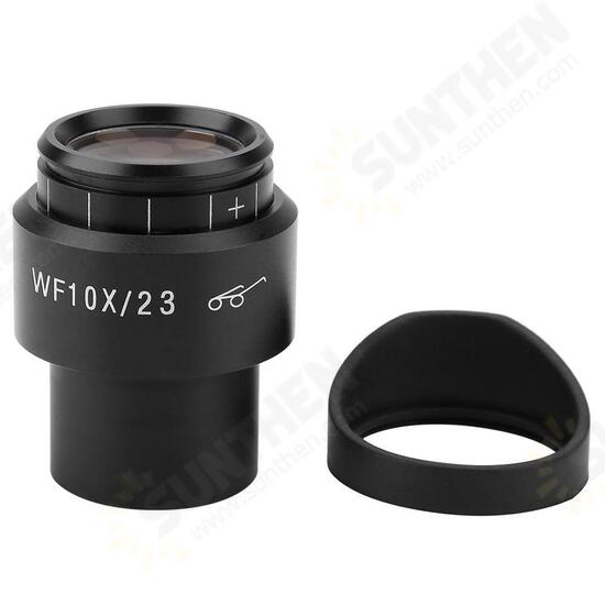 WF10X/23 Adjustable Microscope Wide Angle Eyepiece Ocular Eye Point Lens