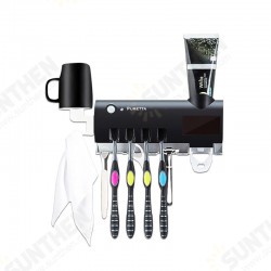 1.2W UV Solar Toothbrush Toothpaste Dispenser Bathroom Accessories Toothbrush Sterilizer Rack 1.2W UV Solar Toothbrush Toothpaste Dispenser Bathroom Accessories Toothbrush Sterilizer Rack
