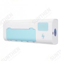 1500mAh 5V 3.7A Toothbrush Holder Organizor Home Bathroom Wall Mounted Purple Light/UVC-UVA Lighting Toothbrush Rack 1500mAh 5V 3.7A Toothbrush Holder Organizor Home Bathroom Wall Mounted Purple Light/UVC-UVA Lighting Toothbrush Rack