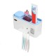 3 in 1 UV Light Ultraviolet Toothbrush Sterilizer Holder Automatic Toothpaste Dispenser