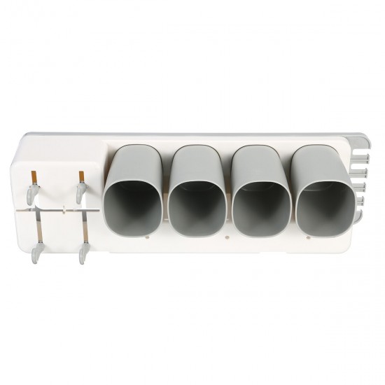 3/4 Cups Magnetic Toothbrush Rack Strong Bearing Toothbrush Holder Toothpaste Holder