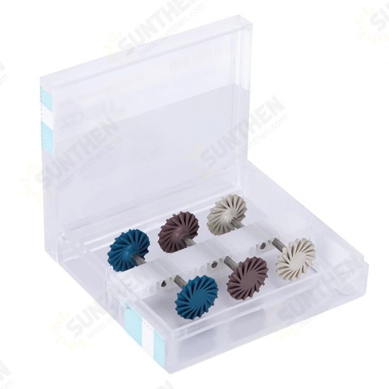 6pcs/set Composite Resin Polishing Disc Kit Spiral Flex Brush Burs Diamond System RA Disc 14mm Wheel 6pcs/set Composite Resin Polishing Disc Kit Spiral Flex Brush Burs Diamond System RA Disc 14mm Wheel