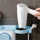 Multifunctional Automatic Toothpaste Squeezer Set Wall Mount Suction Cup Toothbrush Holder Bathroom Plastic Rack with Hair Dryer Position