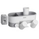 Multifunctional Wall-mounted Toothbrush Holder Toothpaste Dispenser Bathroom Storage Organizer