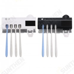 UV Light Toothbrush Holder Sterilizer Cleaner Automatic Toothpaste Dispenser UV Light Toothbrush Holder Sterilizer Cleaner Automatic Toothpaste Dispenser