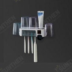 Ultraviolet Electric Toothbrush Sterilizer Wall Mount Toothbrush Storage Holder Automatic Toothpaste Squeezer Ultraviolet Electric Toothbrush Sterilizer Wall Mount Toothbrush Storage Holder Automatic Toothpaste Squeezer