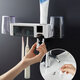 Ultraviolet Electric Toothbrush Sterilizer Wall Mount Toothbrush Storage Holder Automatic Toothpaste Squeezer