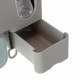 Wall-mounted Toothbrush Holder Toothpaste Dispenser Bathroom Storage Organizer Wall-mounted Toothbrush Holder Toothpaste Dispenser Bathroom Storage Organizer