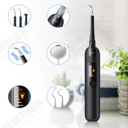 Household Portable Oral Irrigator USB Rechargeable Calculus Remover IPX6 Waterproof Electric Tartar Remover Whitening Tooth Cleaner Household Portable Oral Irrigator USB Rechargeable Calculus Remover IPX6 Waterproof Electric Tartar Remover Whitening Tooth Cleaner