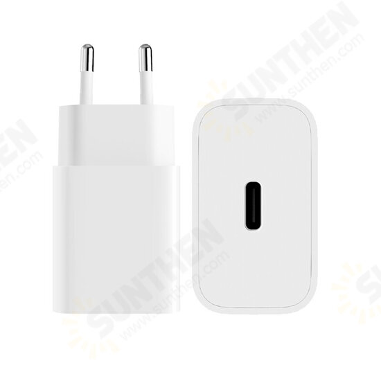 20W PD3.0 Fast Charging USB-C Charger Adapter Support PD3.0 BC1.2 FCP AFC EU Plug For iPhone Xiaomi Redmi POCO X3 Pro OnePlus 9 Pro