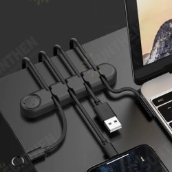 Desk Ties Easy Fastening Widely Applicable Bundled For Laptop Charger Cable Earphone Mouse Desk Ties Easy Fastening Widely Applicable Bundled For Laptop Charger Cable Earphone Mouse