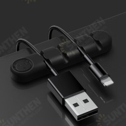 Desk Ties Easy Fastening Widely Applicable Bundled For Laptop Charger Cable Earphone Mouse Desk Ties Easy Fastening Widely Applicable Bundled For Laptop Charger Cable Earphone Mouse