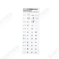 Italian Laptop Keyboard Sticker Keycap Stickers Transparent Cover Notebook Desktop Laptop Italian Laptop Keyboard Sticker Keycap Stickers Transparent Cover Notebook Desktop Laptop