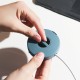 Portable Cable Manager Round Rotatable Cable Manage Box Charge Data Cable Storage Box For Laptop Smartphone