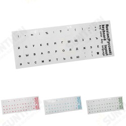 Russian Laptop Keyboard Sticker Keycap Stickers Transparent Cover Notebook Desktop Laptop Russian Laptop Keyboard Sticker Keycap Stickers Transparent Cover Notebook Desktop Laptop
