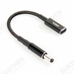 Type C USB-C Female Input to DC 5.5x2.1mm 5.5x2.5mm Power PD Charge Cable Type C USB-C Female Input to DC 5.5x2.1mm 5.5x2.5mm Power PD Charge Cable