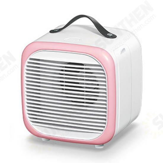 USB Mini Air Conditioner Fan Personal Air Cooler Desktop Cooling Fan Air Purifier Humidifier for Home Office Dorm Car