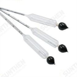 0-100 Alcohol Hydrometer Testers Thermometer Set for Home Brew Liquor 0-100 Alcohol Hydrometer Testers Thermometer Set for Home Brew Liquor
