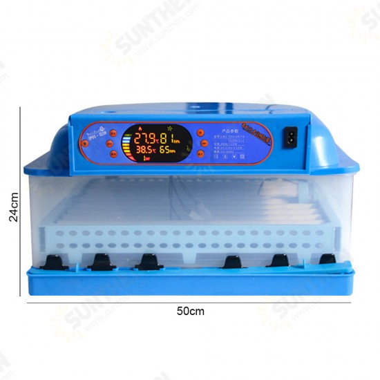 220V 36/48/56 Egg Incubator Digital Fully Automatic Chicken Hatching Turning Machine