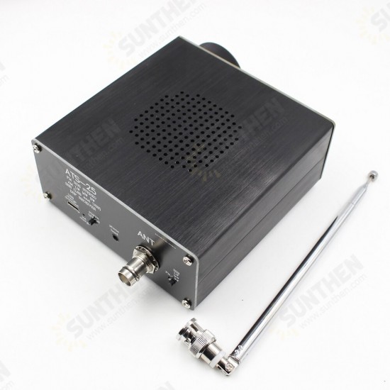 2.4 Inch Touch Screen SI4732 Full Band Radio Receiver FM LW (MW & SW) SSB with Lithium Battery + Antenna + Speaker + Case