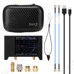 2.8 Inch Screen 3G 50KHz-3GHz Vector Network Analyzer S-A-A-2 NanoVNA V2 Antenna Analyzer Shortwave HF VHF UHF with Iron Housing 2.8 Inch Screen 3G 50KHz-3GHz Vector Network Analyzer S-A-A-2 NanoVNA V2 Antenna Analyzer Shortwave HF VHF UHF with Iron Housing