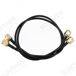 2Pcs 30cm SMA Male to Male RG174 RF Cables For NanoVNA Vector Network Analyzer HF VHF UHF Antenna Analyzer 2Pcs 30cm SMA Male to Male RG174 RF Cables For NanoVNA Vector Network Analyzer HF VHF UHF Antenna Analyzer