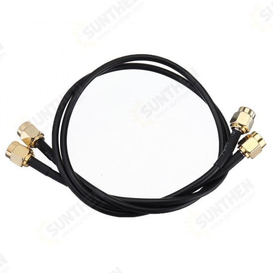 2Pcs 30cm SMA Male to Male RG174 RF Cables For NanoVNA Vector Network Analyzer HF VHF UHF Antenna Analyzer