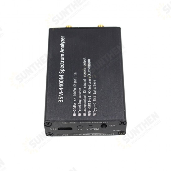 35-4400MHz Spectrum Analyzer Signal Track Source Module RF Frequency Domain Analysis Tool