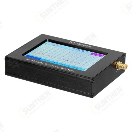 35-4400Mhz LCD Color Display Full Touch Screen Spectrum Network Analyzer Signal-Source Tracking-Source Bandwidth Frequency Analyzer