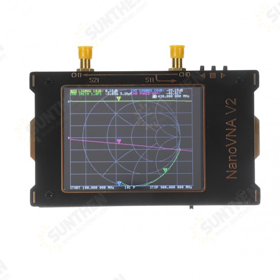 3G Vector Network Analyzer 50KHz~3GHz S-A-A-2 NanoVNA V2 Antenna for Windows