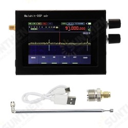 400MHz-2GHz Malachite SDR Radio DSP SDR Receiver 3.5inch Touch Screen AM/SSB/NFM/WFM Analog Modulated 400MHz-2GHz Malachite SDR Radio DSP SDR Receiver 3.5inch Touch Screen AM/SSB/NFM/WFM Analog Modulated