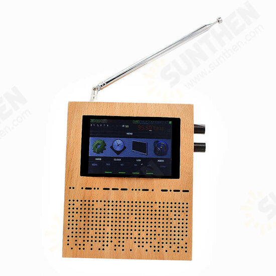 50KHz-200MHz / 400MHz-2GHz Malachite Receiver SDR Software Radio DSP Noise Reduction Full Mode 3.5 Inch with Capacitive Touch Screen