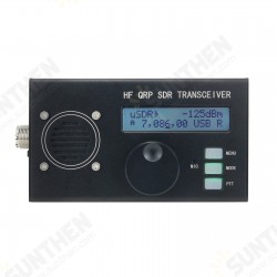 5W Portable uSDX 8 Band SDR All Mode Transceiver USB, LSB, CW, AM, FM HF SSB QRP Transceiver QCX-SSB with Battery