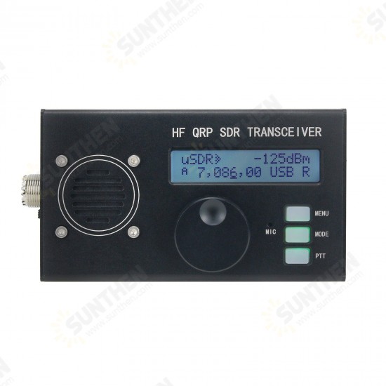 5W Portable uSDX 8 Band SDR All Mode Transceiver USB, LSB, CW, AM, FM HF SSB QRP Transceiver QCX-SSB with Battery