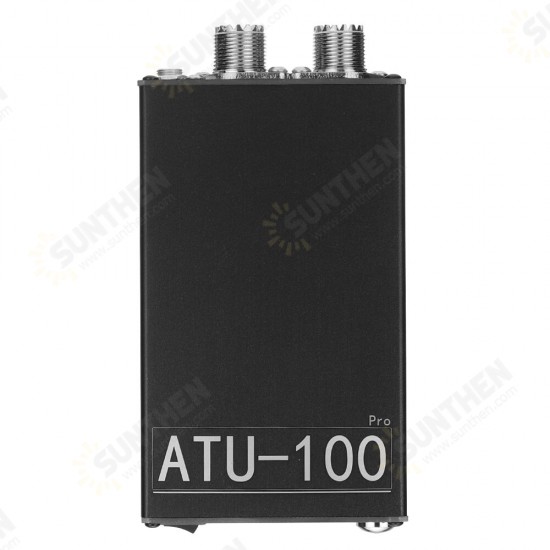 ATU-100 PRO 1.8Mhz-30Mhz OLED Display Automatic Antenna Tuner Built-in Battery for 10W to 100W Shortwave Radio Station