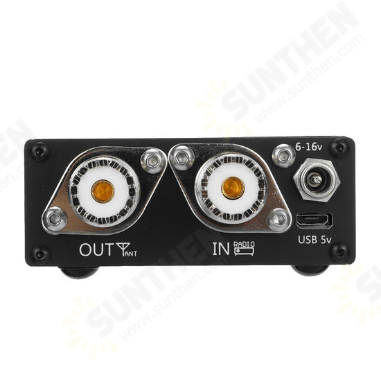 ATU-100 PRO 1.8Mhz-30Mhz OLED Display Automatic Antenna Tuner Built-in Battery for 10W to 100W Shortwave Radio Station ATU-100 PRO 1.8Mhz-30Mhz OLED Display Automatic Antenna Tuner Built-in Battery for 10W to 100W Shortwave Radio Station