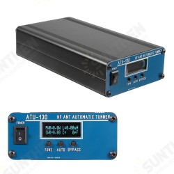 ATU-130 HF ANT 1.9-54MHz 120W Shortwave Automatic Antenna Tuner with Housing Assembled ATU100 ATU-100 Plus ATU-130 HF ANT 1.9-54MHz 120W Shortwave Automatic Antenna Tuner with Housing Assembled ATU100 ATU-100 Plus