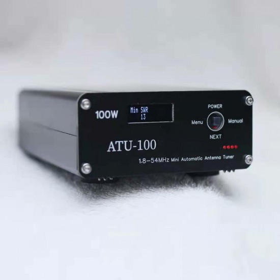 ATU100 Automatic Antenna Tuner QRP/QRO Dual-Mode Compatible External (Built-in Battery Version)