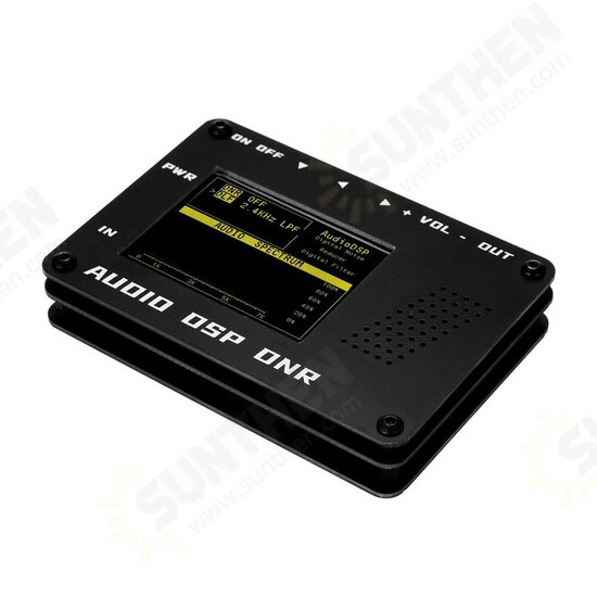 Audio DSP Noise Reducer DNR Digital Filter SSB CW Ham Radio ICO M FT-817 857 897 KX3 FT-818 + Speaker + LED Audio Spectrum