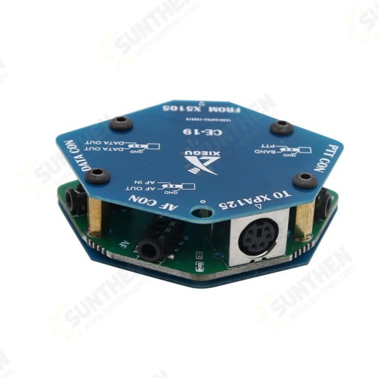 CE-19 Data Interface Expansion Card for XIEGU X5105 ACC PTT Connect to PC or Other Data Terminals